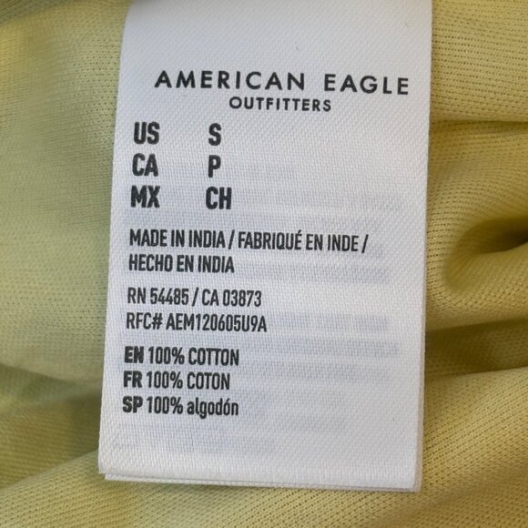 American Eagle Y2K VTG Yellow Skort Womens Small drawstring Skirt Feminine Fairy - Picture 8 of 9